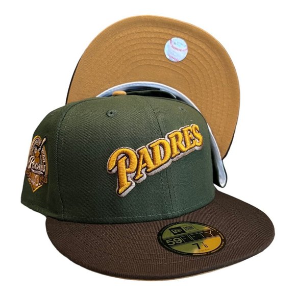 New Era San Diego Padres 59FIFTY Fitted Hat Cap Friar 40 Year Side Patch - Picture 1 of 9